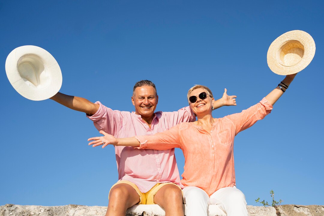 Active retiree enjoying travel and leisure